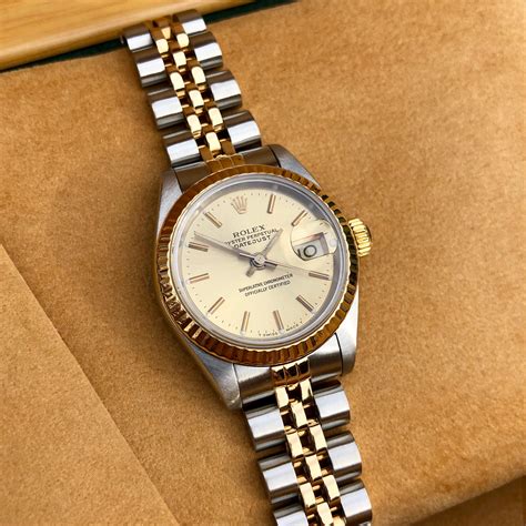 rolex lady datejust steel gold|rolex lady datejust 18k gold.